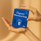 Organic Moroccan Powder Soap - Fade Dark Spots & Reduce Wrinkles - 100% Natural.